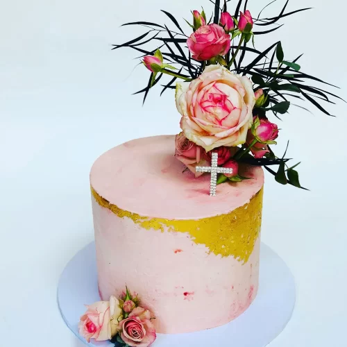 pink-christening-cake